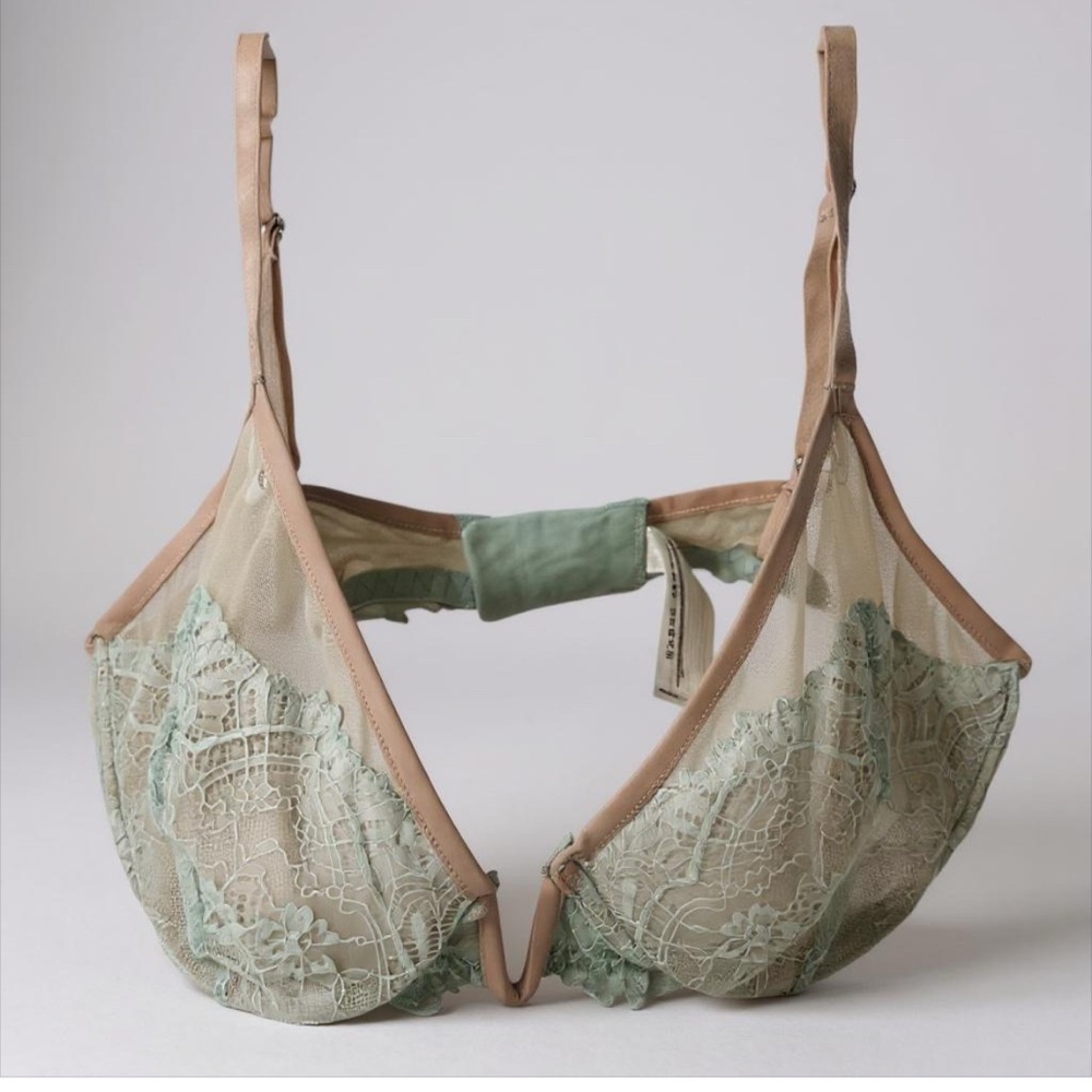 Lindex Ella M Cream and blue Lace